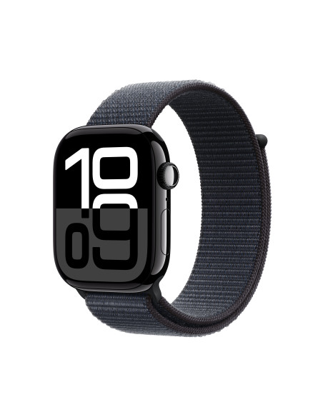WATCH 10 46MM JET NERO CASSA ALLUM. CON CINTURINO LOOP NERO INCH.