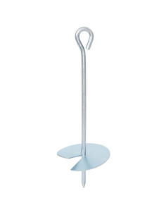 Ancora per Terra 2 pcs Argento Ø10 x 30 cm Metallo Galvanizzato