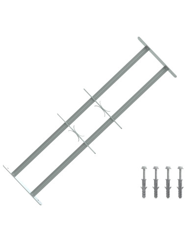 Griglia di Sicurezza per Finestre con 2 Traverse 3 pcs