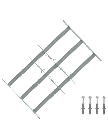 Griglia di Sicurezza per Finestra con 3 Traversine 3 pcs