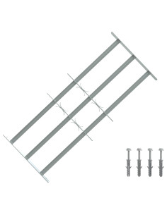 Griglia di Sicurezza per Finestra con 3 Traversine 3 pcs