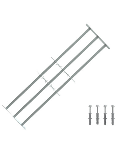 Griglia di Sicurezza per Finestra con 3 Traversine 3 pcs
