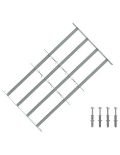 Griglia di sicurezza per finestre con 4 barre trasversali 3 pcs