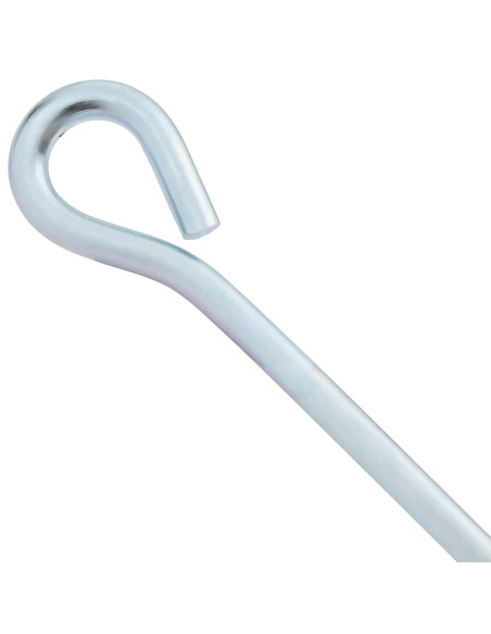 Ancora per Terra 2 pcs Argento Ø10 x 30 cm Metallo Galvanizzato