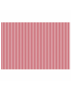 Telo di ricambio per tenda da sole Rosso e Bianco 500 × 350 cm 2