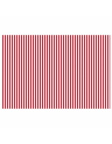 Telo di ricambio per tenda da sole Rosso e Bianco 500 × 350 cm