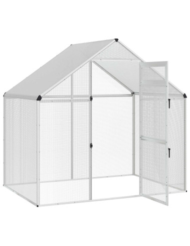 Gabbia per uccelli Argento 181,5 x 110,5 x 173,5 cm