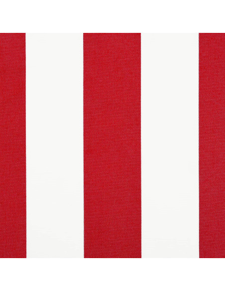 Telo di ricambio per tenda da sole Rosso e Bianco 500 × 350 cm