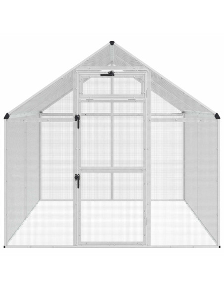 Gabbia per uccelli Argento 181,5 x 221 x 173,5 cm
