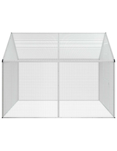 Gabbia per uccelli Argento 181,5 x 221 x 173,5 cm