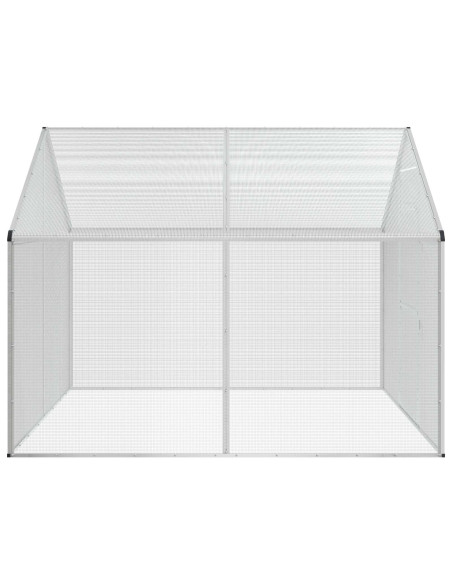 Gabbia per uccelli Argento 181,5 x 221 x 173,5 cm