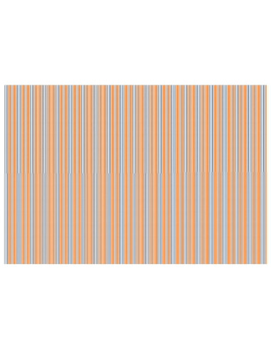 Telo di ricambio per tenda da sole Blu e Arancione 450 × 300 cm