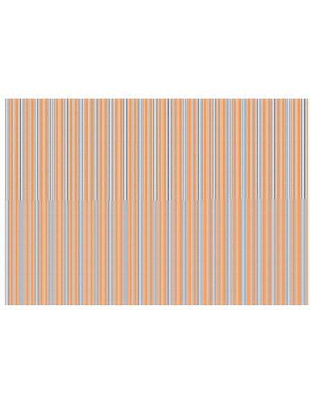 Telo di ricambio per tenda da sole Blu e Arancione 450 × 300 cm