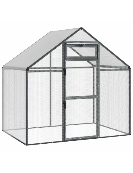 Gabbia per uccelli Antracite 181,5 x 110,5 x 173,5 cm