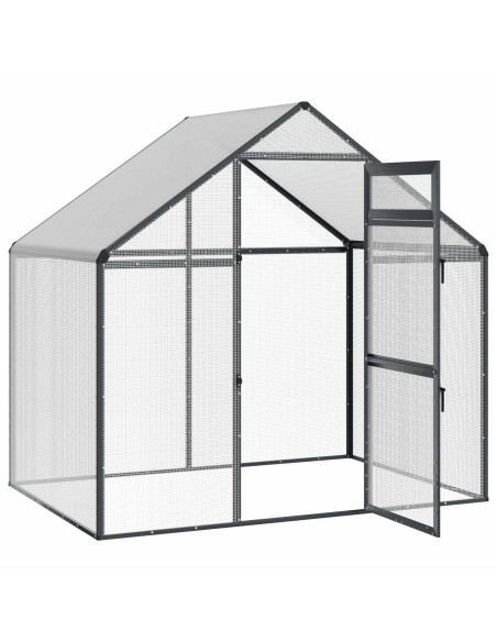 Gabbia per uccelli Antracite 181,5 x 110,5 x 173,5 cm