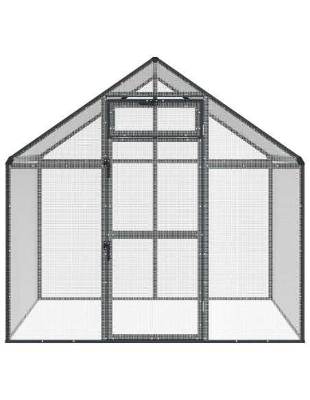 Gabbia per uccelli Antracite 181,5 x 110,5 x 173,5 cm