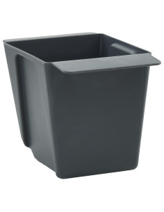 Fioriere per Euro pallet 24 pcs Grigio 13,5 x 9 x 9,5 cm 2