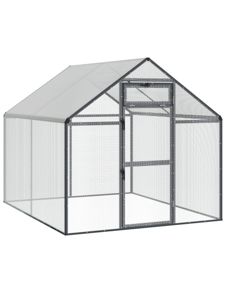 Gabbia per uccelli Antracite 181,5 x 221 x 173,5 cm