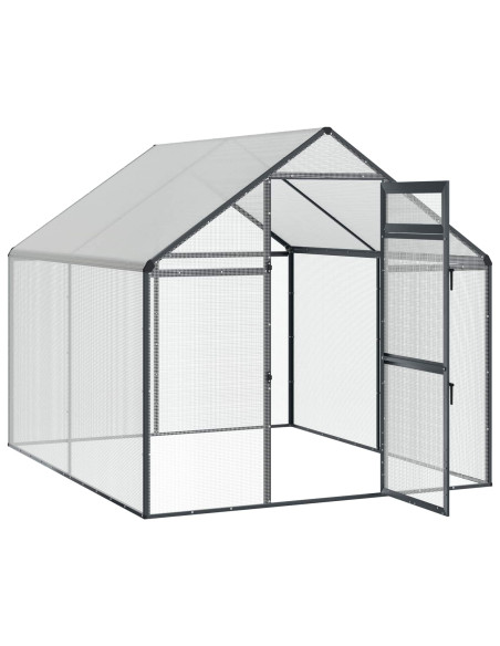 Gabbia per uccelli Antracite 181,5 x 221 x 173,5 cm