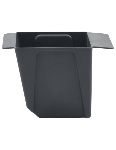 Fioriere per Euro pallet 24 pcs Grigio 13,5 x 9 x 9,5 cm