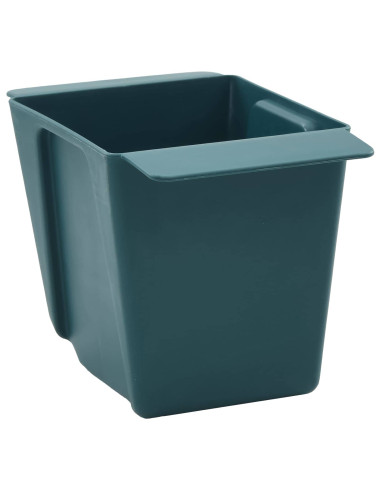 Fioriere per Euro pallet 24 pcs Verde 13,5 x 9 x 9,5 cm
