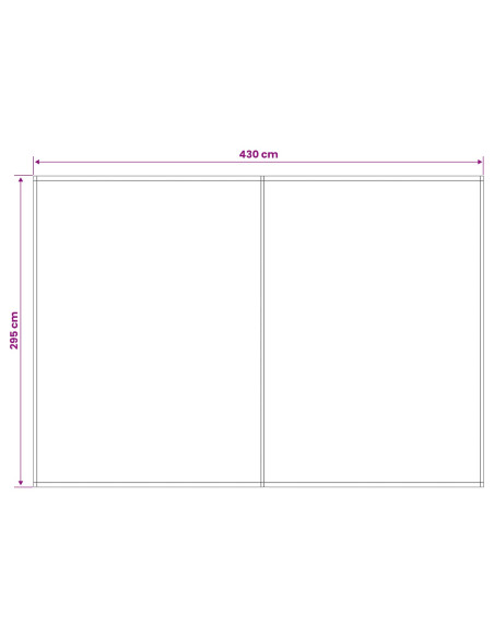 Telo di ricambio per tenda da sole Arancione e Nero Poliestere