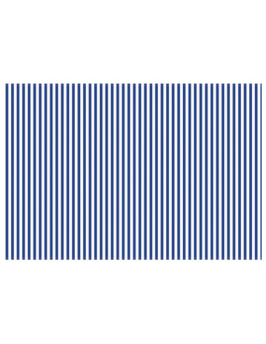 Telo di ricambio per tenda da sole Blu e Bianco 450 × 300 cm