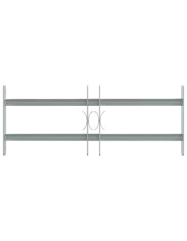 Griglia di Sicurezza per Finestre con 2 Traverse 3 pcs