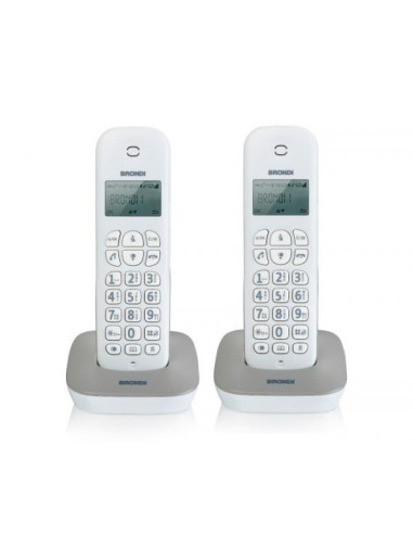 CORDLESS BRONDI GALA TWIN WHITE/GREY