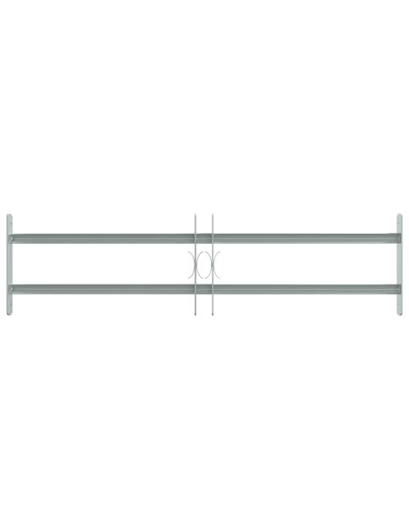 Griglia di Sicurezza per Finestre con 2 Traverse 3 pcs