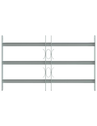 Griglia di Sicurezza per Finestra con 3 Traversine 3 pcs