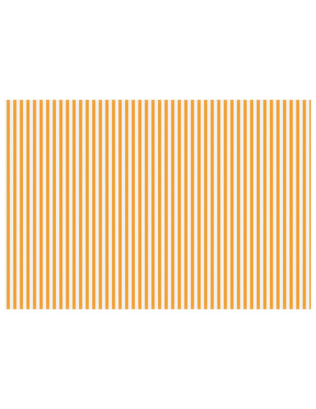 Telo di ricambio per tenda da sole Giallo e Bianco 500 × 300 cm