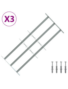 Griglia di Sicurezza per Finestra con 3 Traversine 3 pcs 2