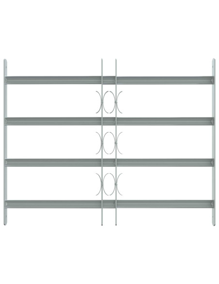 Griglia di sicurezza per finestre con 4 barre trasversali 3 pcs