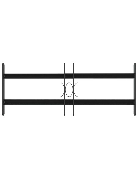 Griglia di Sicurezza per Finestre con 2 Traverse 3 pcs 43-74 cm