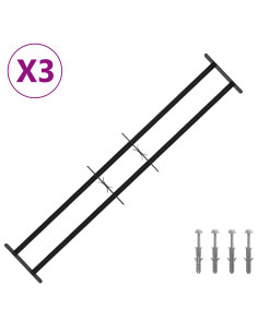 Griglia di Sicurezza per Finestre con 2 Traverse 3 pcs 2