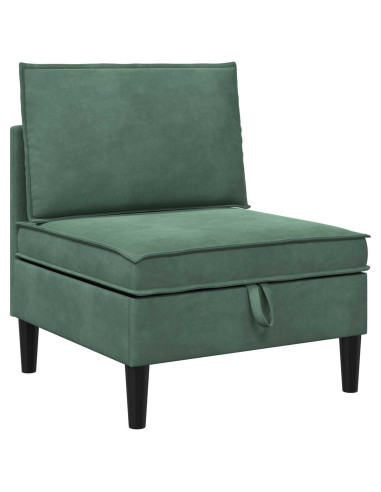 Set di mobili per il soggiorno 4 pcs Verde Mare Velluto