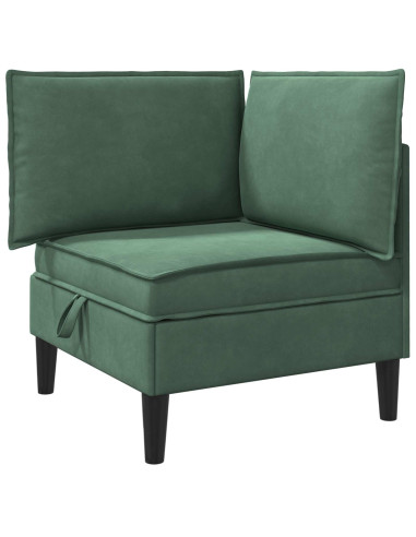 Set di mobili per il soggiorno 6 pcs Verde Mare Velluto
