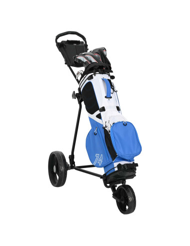 Carrello da golf Nero 95 x 60 x 130 cm Ferro