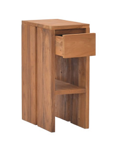 Comodino 20x35x50 cm in Legno Massello di Teak 2