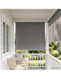 Voletta a rullo con protezione UV Grigio Chiaro 60 x 230 cm