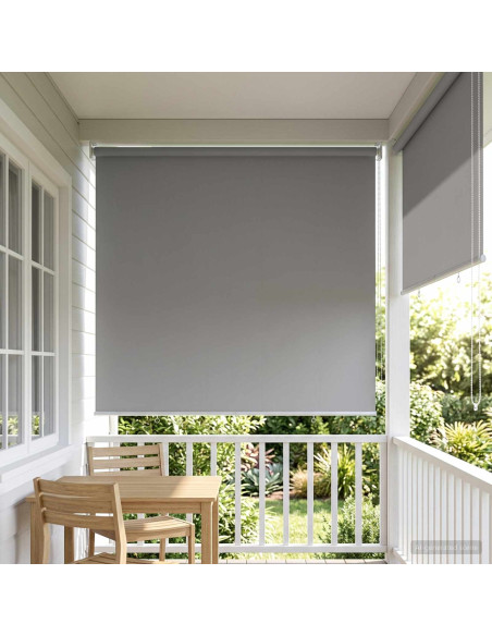Voletta a rullo con protezione UV Grigio Chiaro 120 x 140 cm