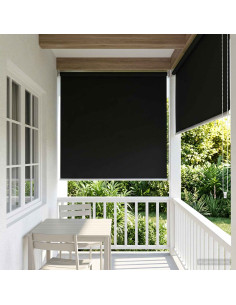 Voletta a rullo con protezione UV Nero 60 x 230 cm Poliestere