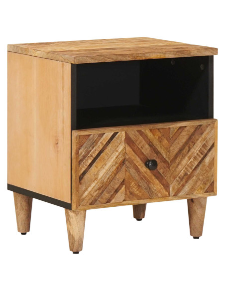 Comodino Marrone 50 x 33 x 60 cm Legno di mango massello