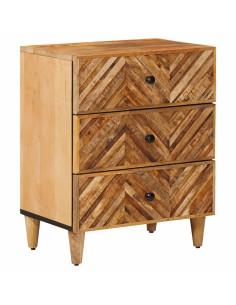 Comodino Marrone 50 x 33 x 60 cm Legno di mango massello