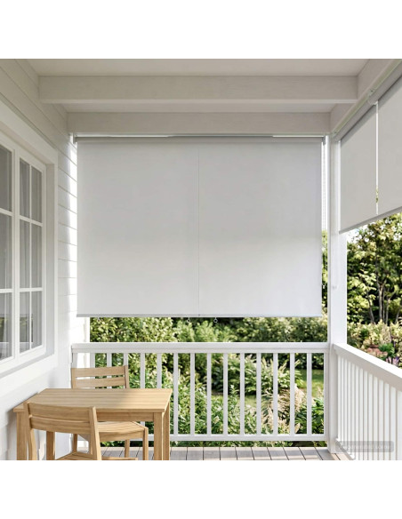 Voletta a rullo con protezione UV Bianco 160 x 230 cm
