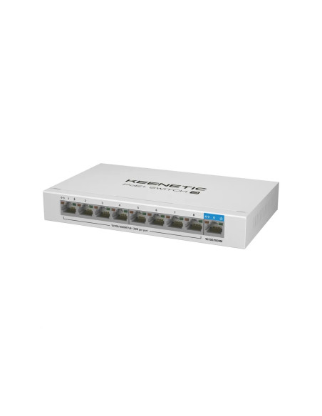 Keenetic PoE+ Switch 9 Switch Unmanaged PoE Gigabit Ethernet 9 Porte