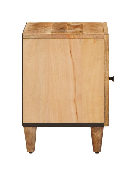 Comodino Marrone 40 x 33,5 x 46 cm Legno di mango massello