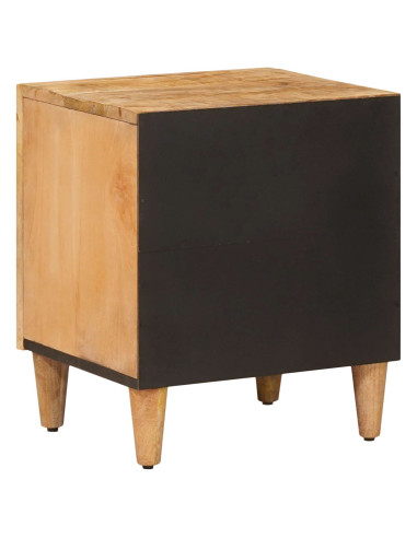Comodino Marrone 40 x 33,5 x 46 cm Legno di mango massello