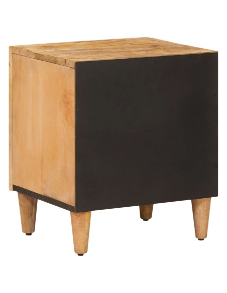 Comodino Marrone 40 x 33,5 x 46 cm Legno di mango massello